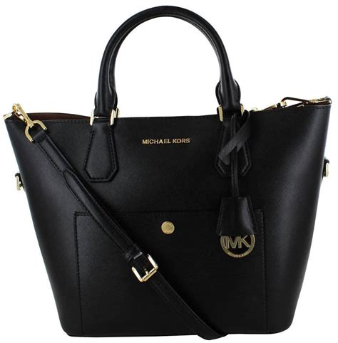 michael michael kors large greenwich saffiano grab bag tote|Michael Kors saffiano bag black.